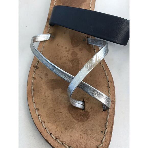 Nana Leather Thong Sandals Italy FLAWS - Picture 3 of 11